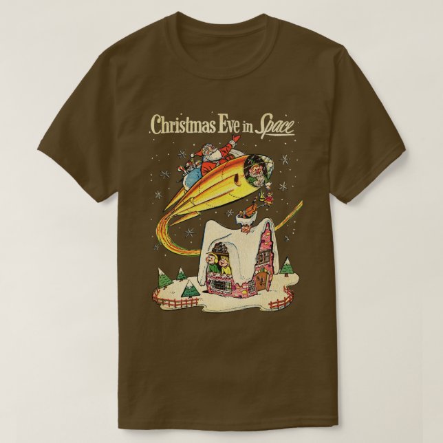 Christmas Eve in Space T-Shirt (Design Front)