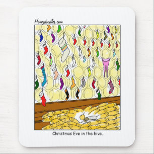 Christmas Eve in the Hive (colour) - Mousepad