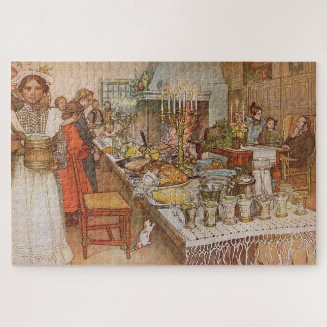 Christmas Eve Julaftonen by Carl Larsson Jigsaw Puzzle (Horizontal)
