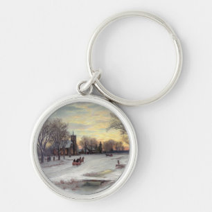 Christmas Eve Key Ring