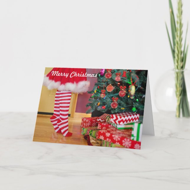 CHRISTMAS EVE MERRY CHRISTMAS CARD (Front)