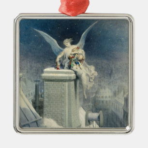 Christmas Eve Metal Ornament