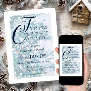 Christmas Eve   Party Invitation