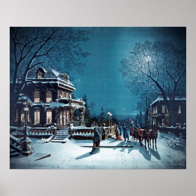 "Christmas Eve" poster/print Poster (Front)