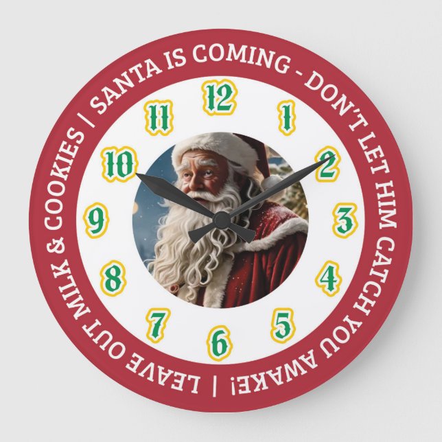 Christmas Eve Santa Clock (Front)
