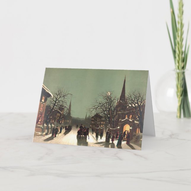 Christmas Eve Services, A Christmas Card (Front)