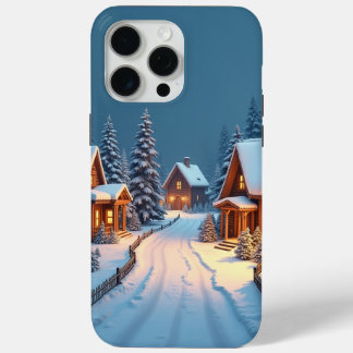Christmas Eve Village iPhone 15 Pro Max Case