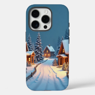 Christmas Eve Village iPhone 16 Pro Case