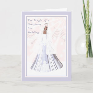 Christmas Eve Wedding Invitation Card