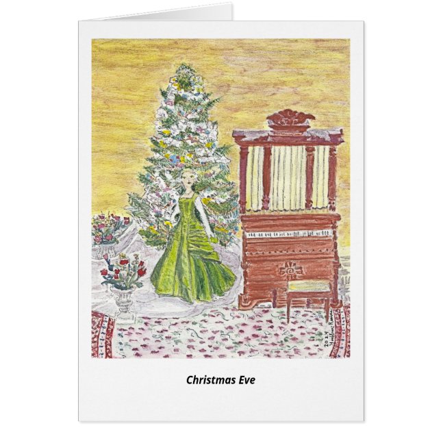 Christmas Eve with Matisse card#2 (Front)