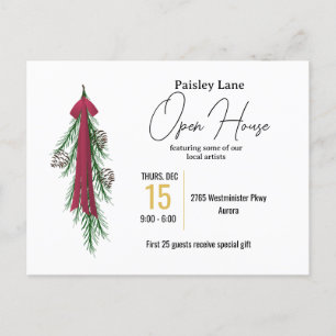 Christmas Event Invitation for open house or other