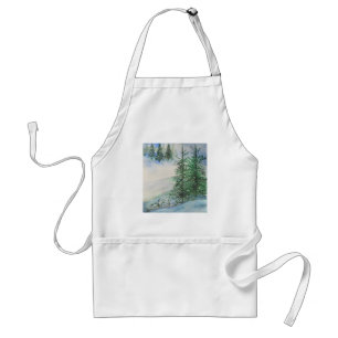 Christmas Evergreens Standard Apron