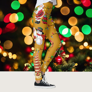 Christmas Everything Ugly Sweater Party leggings