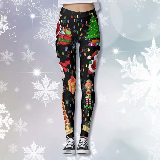 Christmas Everything Ugly Sweater Party Leggings 2 (Creator Uploaded)