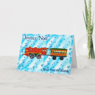 Christmas Express - Joyeux Noël Card