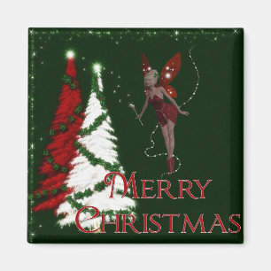 Christmas Faerie 3 - Merry Christmas Magnet