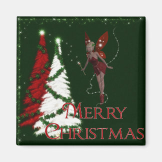 Christmas Faerie 3 - Merry Christmas Magnet