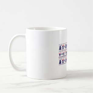 Christmas Fair Isle Sweater Pattern Holiday Coffee Mug
