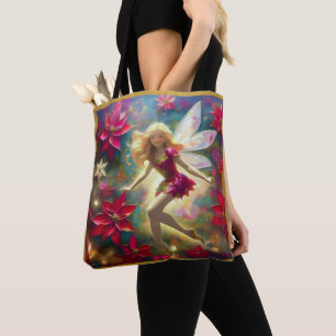 Christmas Fairy Collection - Pale Gold Blonde Hair Tote Bag