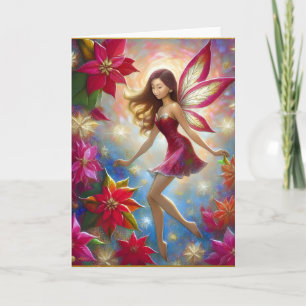 Christmas Fairy Collection - Reddish Brown Hair Card