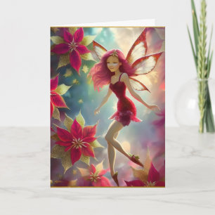 Christmas Fairy Collection - Rose Red Hair Card