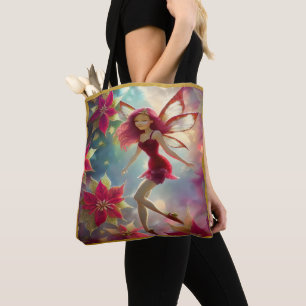 Christmas Fairy Collection - Rose Red Hair Tote Bag