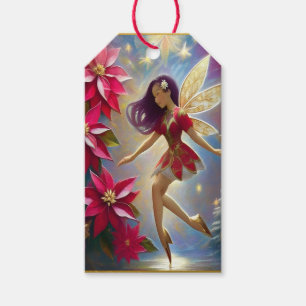 Christmas Fairy Collection - Straight Plum Hair Gift Tags