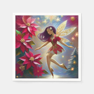 Christmas Fairy Collection - Straight Plum Hair Napkin