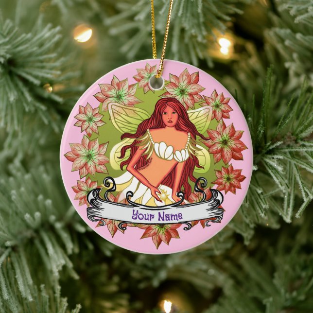 Christmas Fairy custom fairy ornament (Tree)
