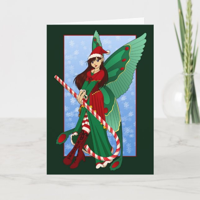 Christmas Fairy Greeting Card (Front)