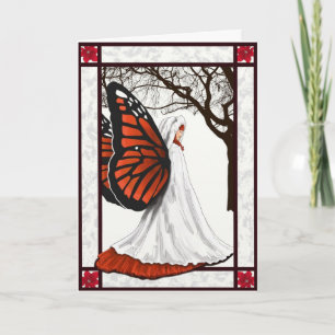 Christmas fairy holiday card