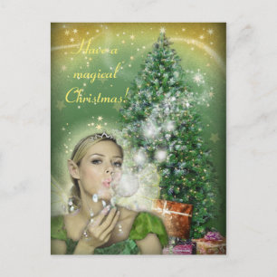 Christmas Fairy Holiday Postcard