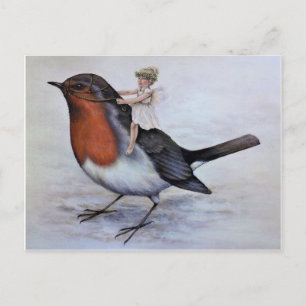 Christmas Fairy Holiday Postcard