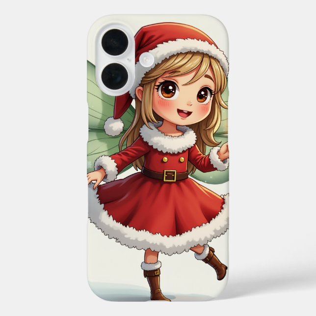 Christmas fairy IPhone 16 cases (Back)
