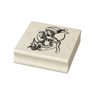 Christmas Fairy                                    Rubber Stamp