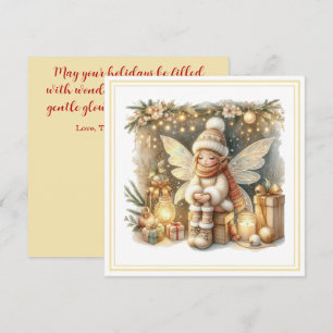 Christmas Fairy – Whimsical Winter Holiday Card