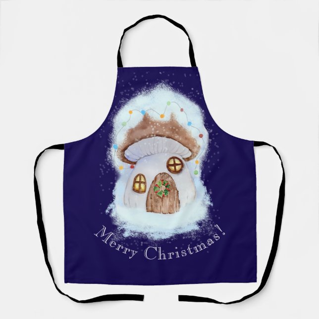 Christmas Fairytale House Apron (Front)