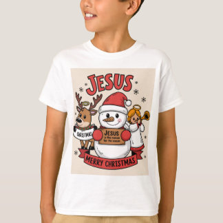 Christmas Faith Adventure: Snowman, Reindeer T-Shirt