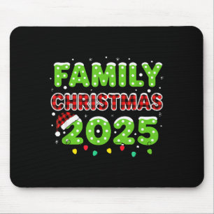 Christmas Family 2025 Matching Outfit Xmas Squad S Mouse Pad