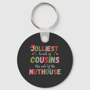 Christmas Family Cousin Reunion Matching  Key Ring