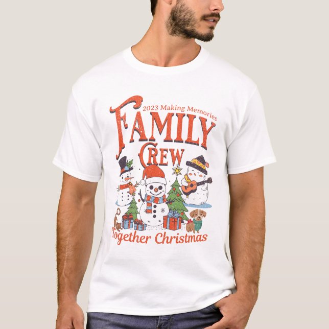 Christmas Family Crew 2023 T-Shirt (Front)