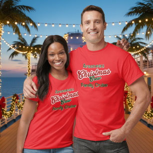 Christmas Family Cruise Personalise T-Shirt