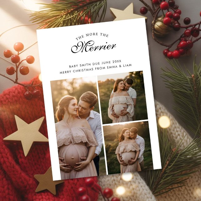 Christmas Family Expansion baby Card (Creator Uploaded)