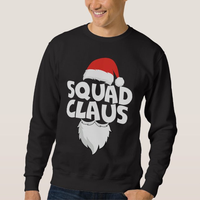 Christmas Family Matching Pyjamas Pjs  Team Santa  Sweatshirt (Front)