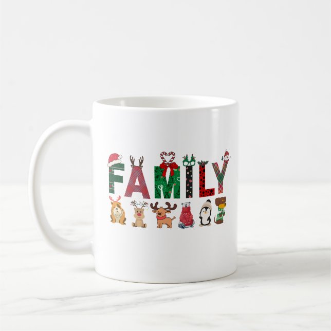 Christmas Family Matching Shirts | holiday family  Coffee Mug (Left)