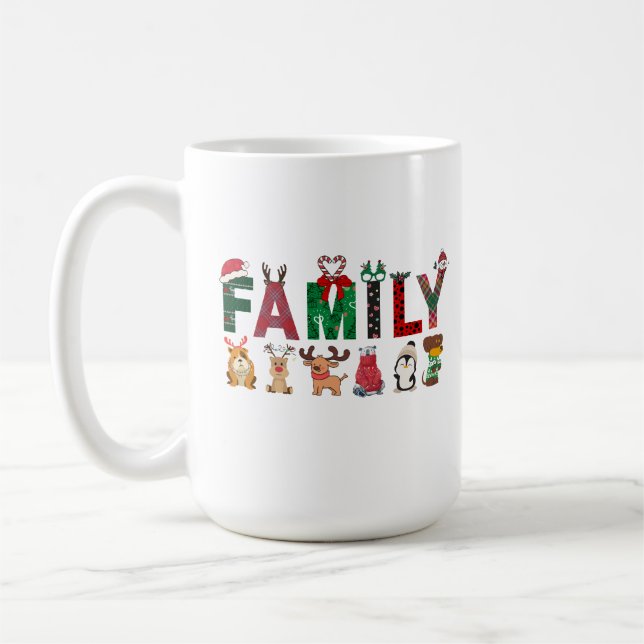 Christmas Family Matching Shirts | holiday family  Coffee Mug (Left)