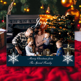 Christmas Family Photo Customised Personalised Holiday Postcard