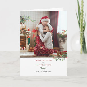 Christmas Family Photo Grandkids Holiday Card