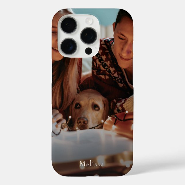 Christmas Family Photo Personalised Case-Mate iPhone Case (Back)