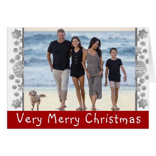 CHRISTMAS FAMILY PHOTO PORTRAIT (Front Horizontal)